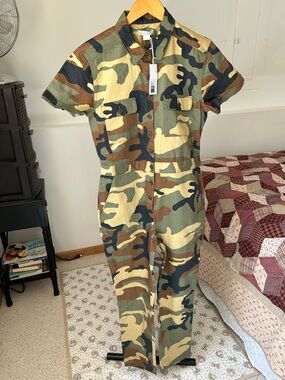 Outerknown S.E.A. Jumpsuit Overalls Coveralls Army Camo NWT